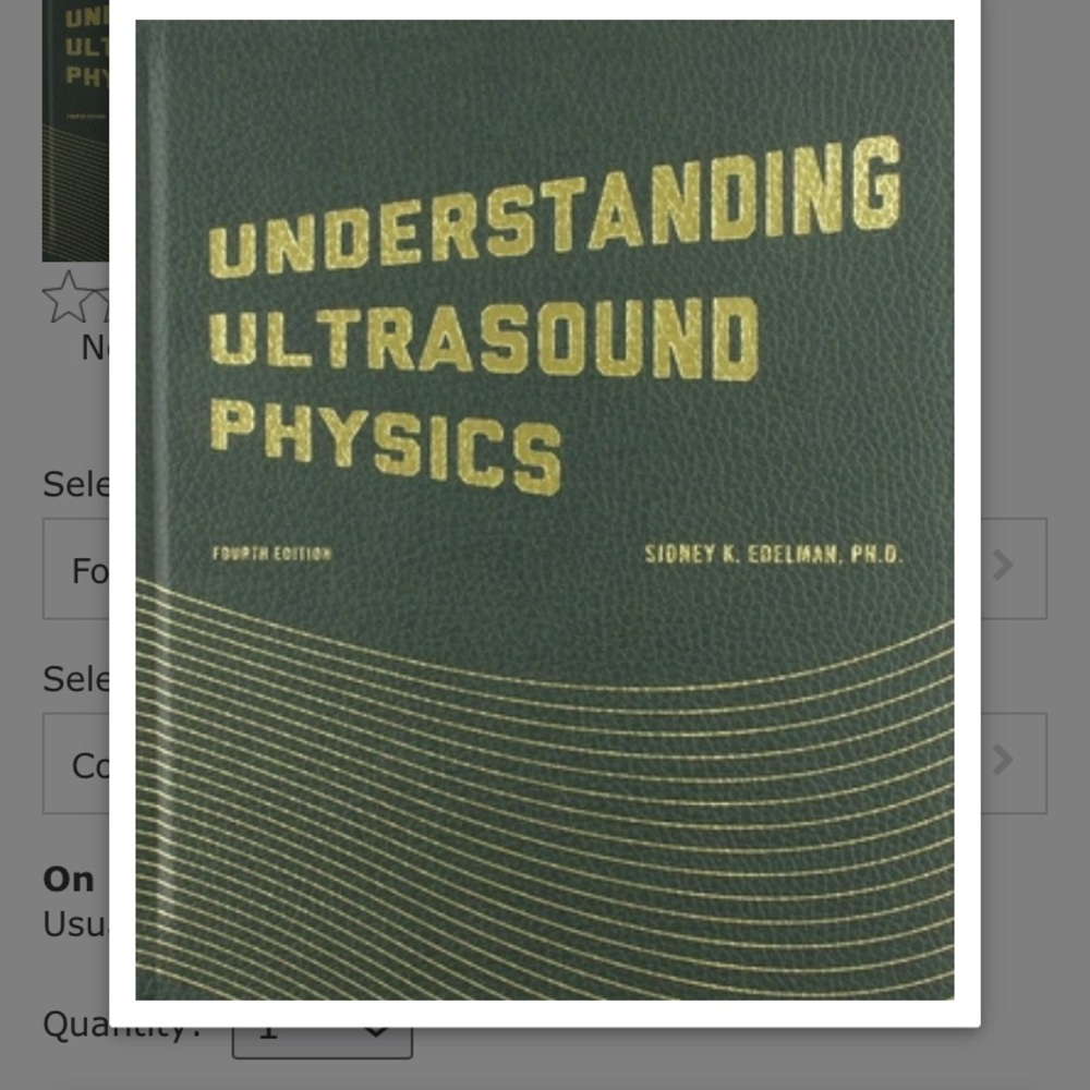 Understanding ultrasound physics Sidney Edelman
